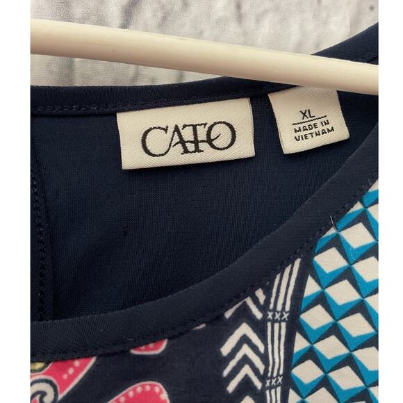 Cato Multi Colored Top XL - Picture 3 of 5